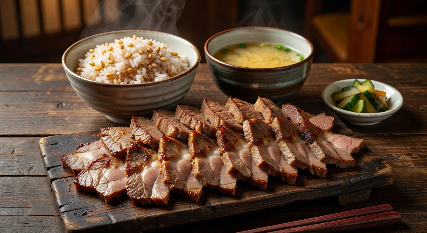 Sendai grilled beef tongue gyutan